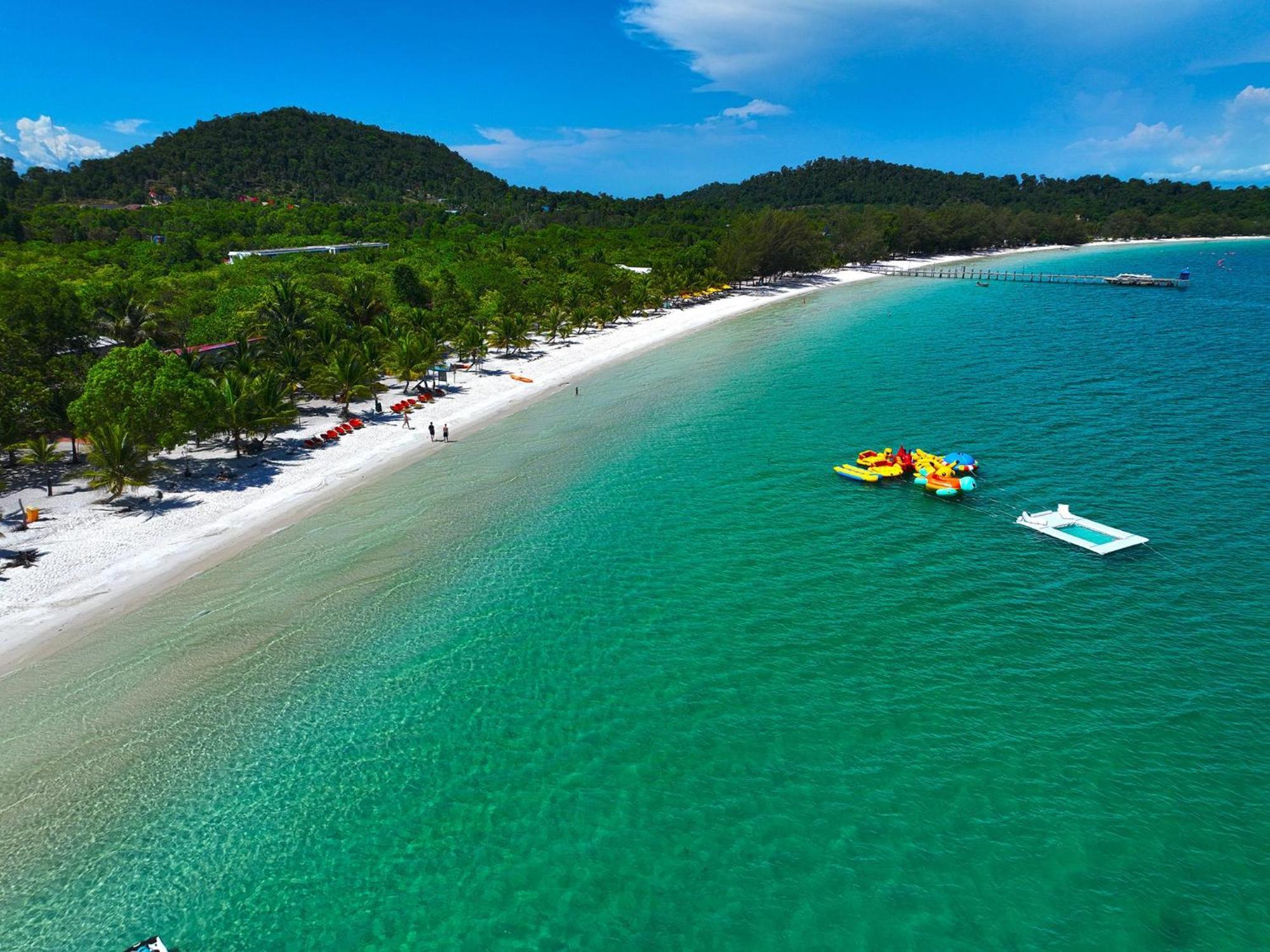 Koh Rong Beach Hostel And Bungalows Kaoh Touch ภายนอก รูปภาพ