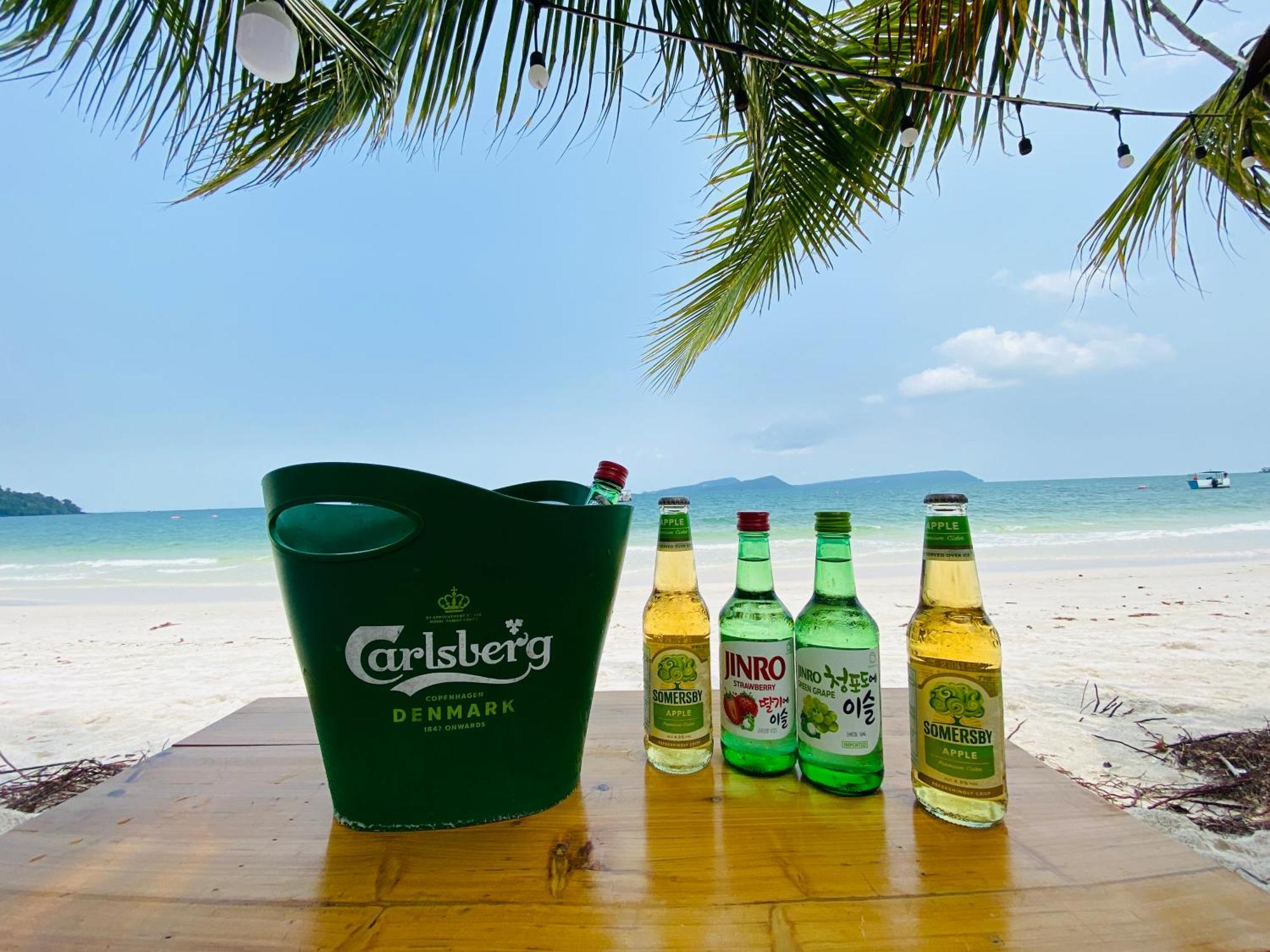 Koh Rong Beach Hostel And Bungalows Kaoh Touch ภายนอก รูปภาพ